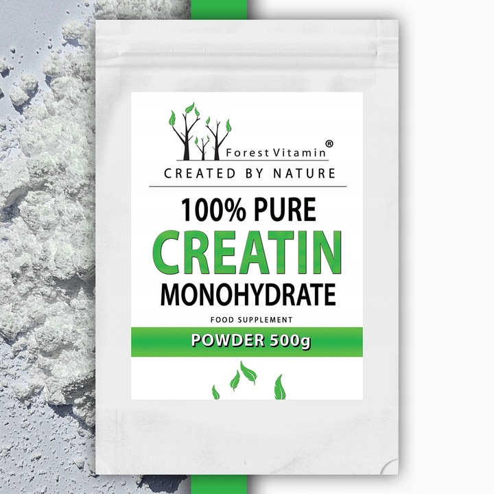 PURE CREATINE 500g KREATYNA MONOHYDRAT SIŁA MASA