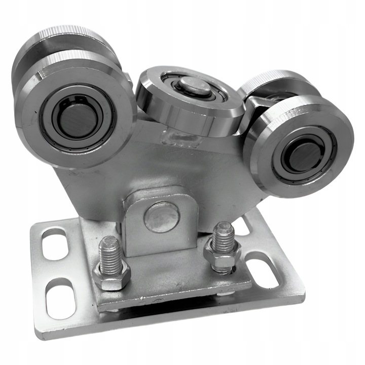 WÓZEK WÓZKI ROLKI DO BRAMY PRZESUWNEJ 80x80 ZESTAW WÓZKÓW BRAMOWYCH WAHLIWE