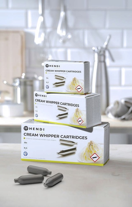 Hendi Naboje do syfonów do bitej śmietany 24 szt.
