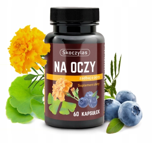 Na oczy Skoczylas kapsułki na oczy, poprawa ostrości i jakości 60 kap.