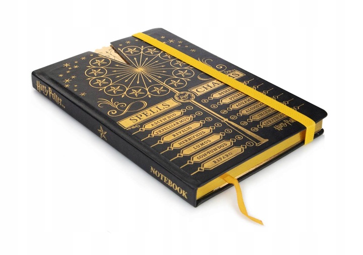 Notes A5 Harry Potter Spells And Charms 120k w linie Notatnik twarda oprawa