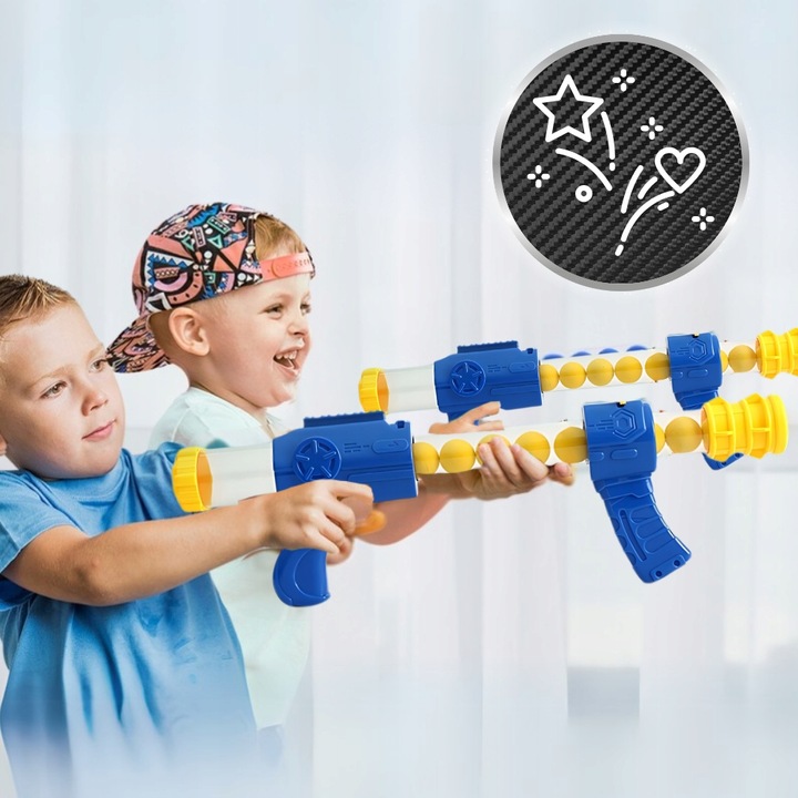 GRA GŁODNA KACZKA XXL STRZELANIE DO CELU DLA DZIECI 2 PISTELETY 24 KULKI