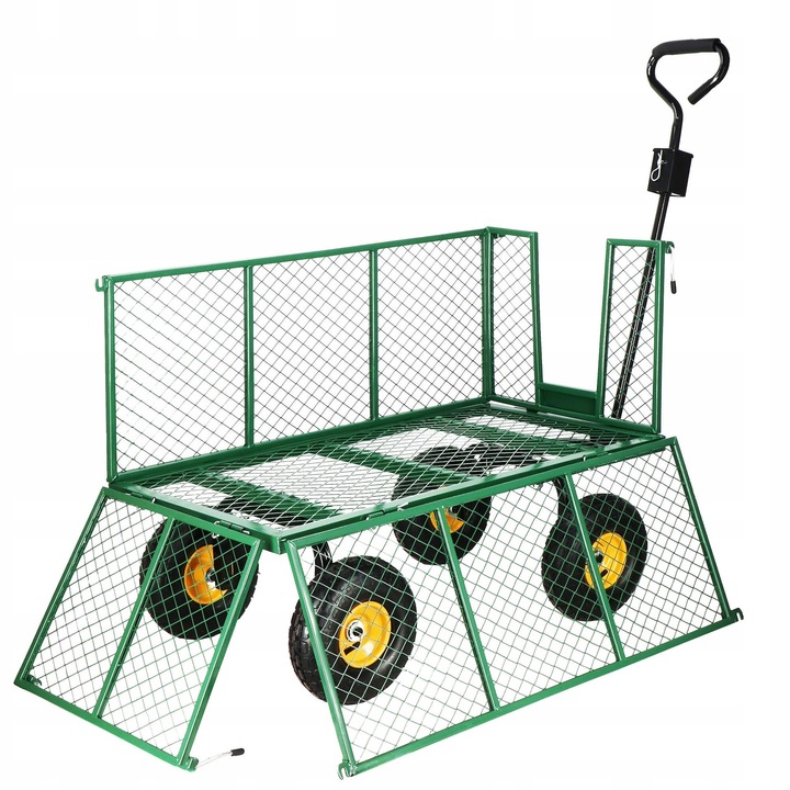 WÓZEK OGRODOWY TRANSPORTOWY SKŁADANY TURYSTYCZNY PLAŻOWY 250L PRZYCZEPKA