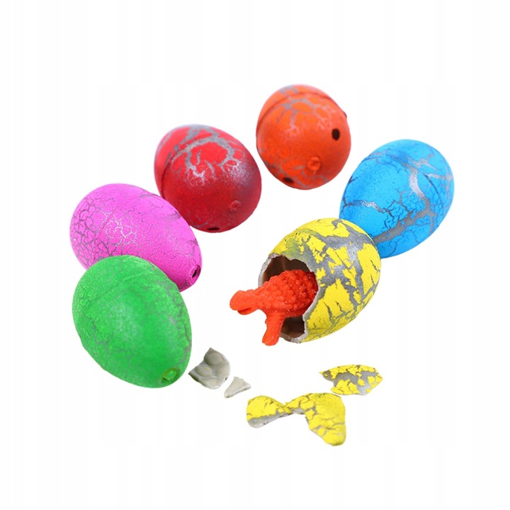 48x MAGICZNE JAJKO WYKLUWAJĄCY SIĘ DINOZAUR NIESPODZIANKA ROSNĄCY W WODZIE