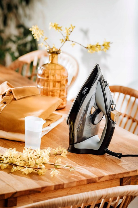 ŻELAZKO PAROWE 3000W STRAŻAK ANTI-CALC ANTI-DRIP PRASOWANIE W PIONIE MOCNE