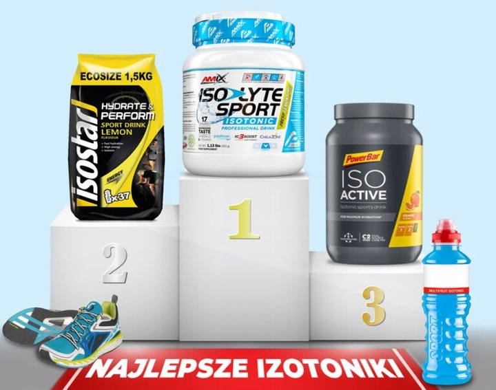 ISOTONIC Isolyte elektrolity IZOTONIK W PROSZKU DLA BIEGACZY, KOLARZY Mango