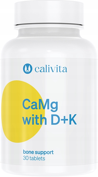 Ca-Mg with D+K 30 tabletek CaliVita wapń magnez