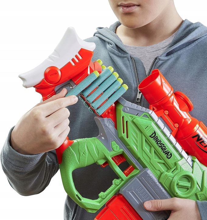 NERF BLASTER DINOSQUAD REX-RAMPAGE F0807 + 20 strzałek