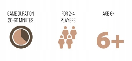 MANKALA UNIWERSALNA - DLA 2-3-4 GRACZY - DREWNIANA