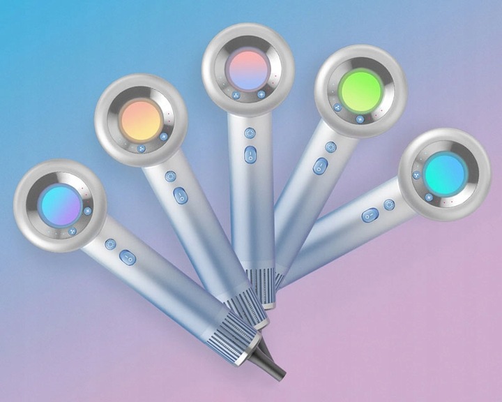 Inteligentna suszarka do włosów Air Essence MistralBlow iQ Ionic Gold&Grey