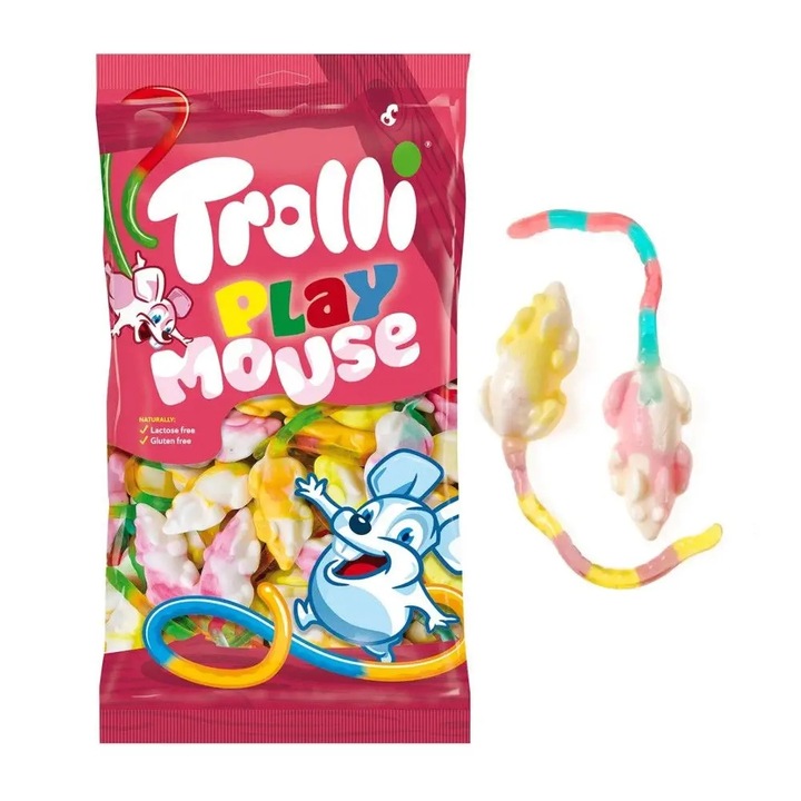 Żelki PLAY MOUSE MYSZY Trolli 1kg worek