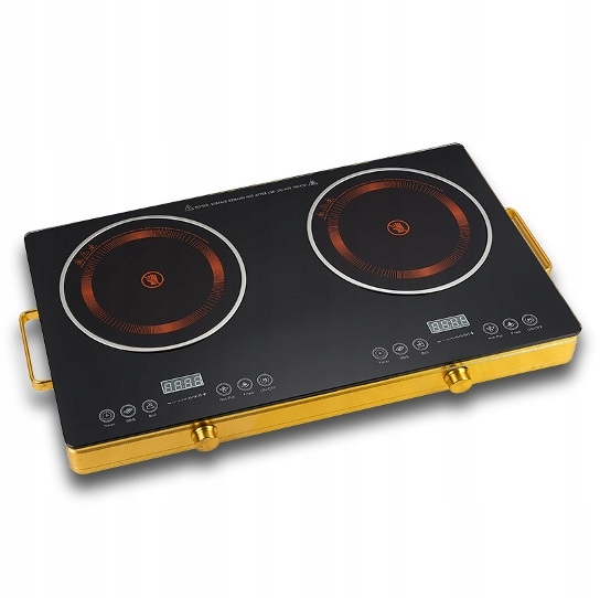 KUCHENKA PŁYTA CERAMICZNA PODWÓJNA DWUPALNIKOWA