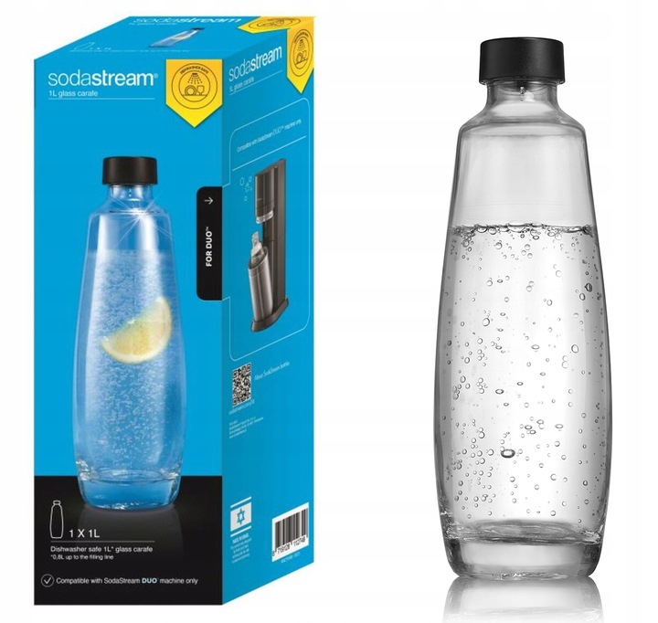 Sodastream butelka do saturatora soda stream 1 x1L szklana DUO do zmywarki
