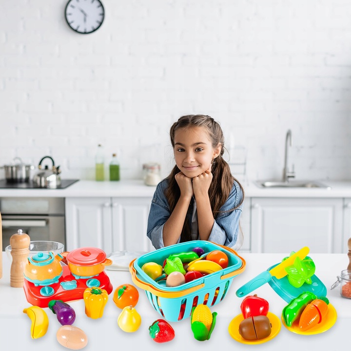 WARZYWA OWOCE DO KROJENIA DLA DZIECI NA RZEPY KUCHNIA KOSZYK NA ZAKUPY