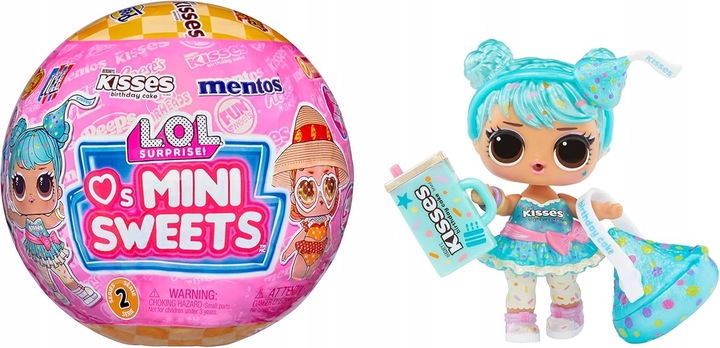 LOL SUPRISE MINI SWEETS SŁODYCZE MINILALKI ZESTAW KULA 7 NIESPODZIANEK