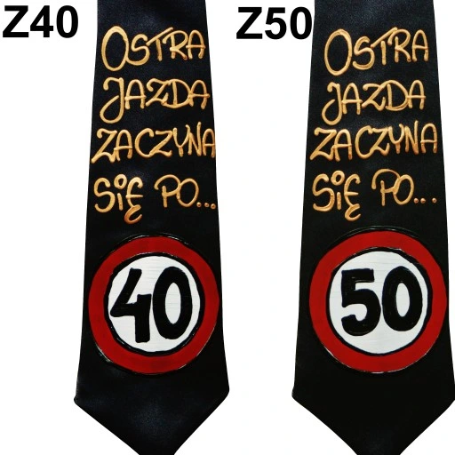 KRAWAT ręcznie malowany prezent URODZINY 18-80 CHŁOPAKA FACETA taty wzory