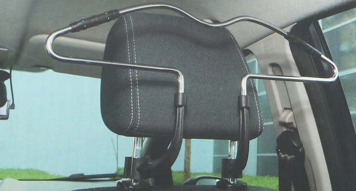 Dunlop WIESZAK SAMOCHODOWY na zagłówek MARYNARKĘ + odblask