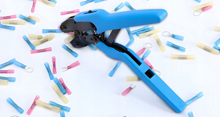 Zaciskarka praska DO KABLI przewodów TULEJEK końcówek konektorów 0,5 - 6,0