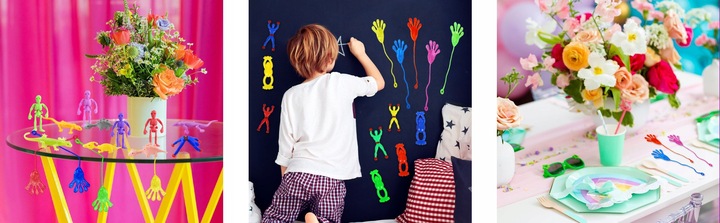 34x ŁAPKI ŻELOWE KLEJĄCE PACŁAPKA GUMOLEPKI LEPKI ŁAPKA LEPKA ZABAWKA GRA