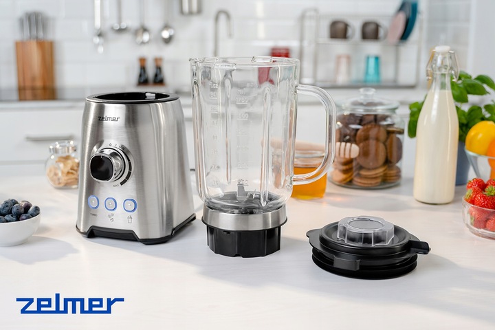 BLENDER KIELICHOWY ZELMER DO KOKTAJLI KRUSZY LÓD MIKSUJE SZKLANY 1200W