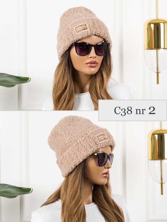 MODNA CZAPKA BEANIE ZIMOWA Damska MŁODZIEŻOWA CIEPŁA