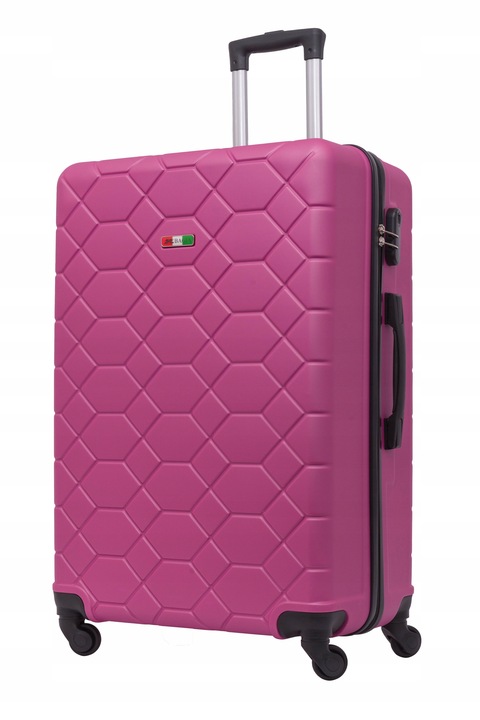 KOMPLET ZESTAW WALIZEK PODRÓŻNYCH BAGIA 3szt. AMSTERDAM