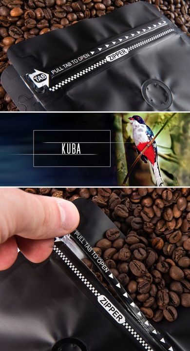 Kawa Mielona Świeżo Palona 100% Arabica Kuba 500G Eight Cafe