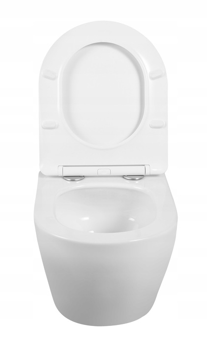 VELDMAN Biała miska WC Rimless TORNADO VILA deska slim premium