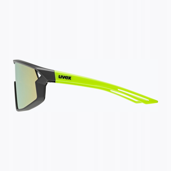 Okulary przeciwsłoneczne dziecięce UVEX Skyryse Jr black/yellow matt/mirror