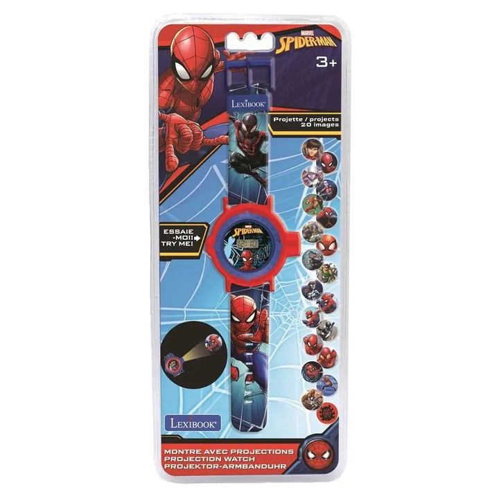 Zegarek z projektorem LEXIBOOK Spider Man DMW050SP