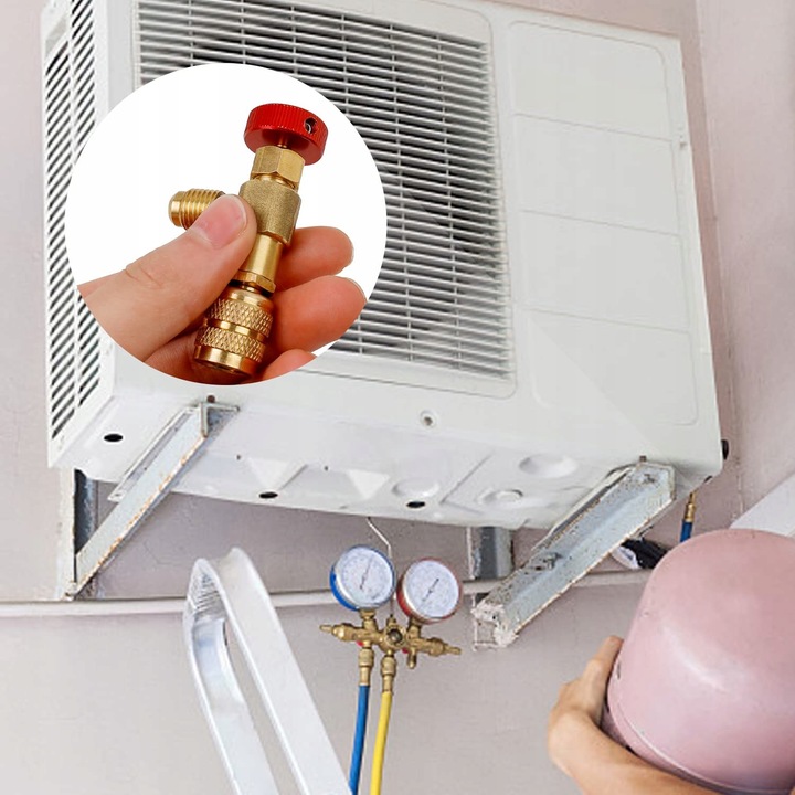 Zestaw zaworów napełniających R32 R410a R600 R134a