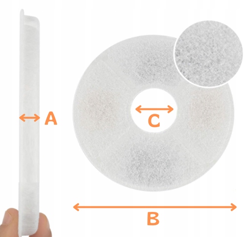 ZESTAW WYMIENNY FILTRÓW FILTR DO FONTANNY POIDŁA POIDEŁKA KOTA PSA 6 SZTUK