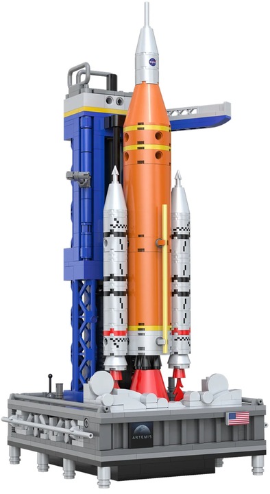 KLOCKI CADA ZESTAW NASA RAKIETA KOSMICZNA PROGRAM ARTEMIS SLS 659 ELEMENTÓW