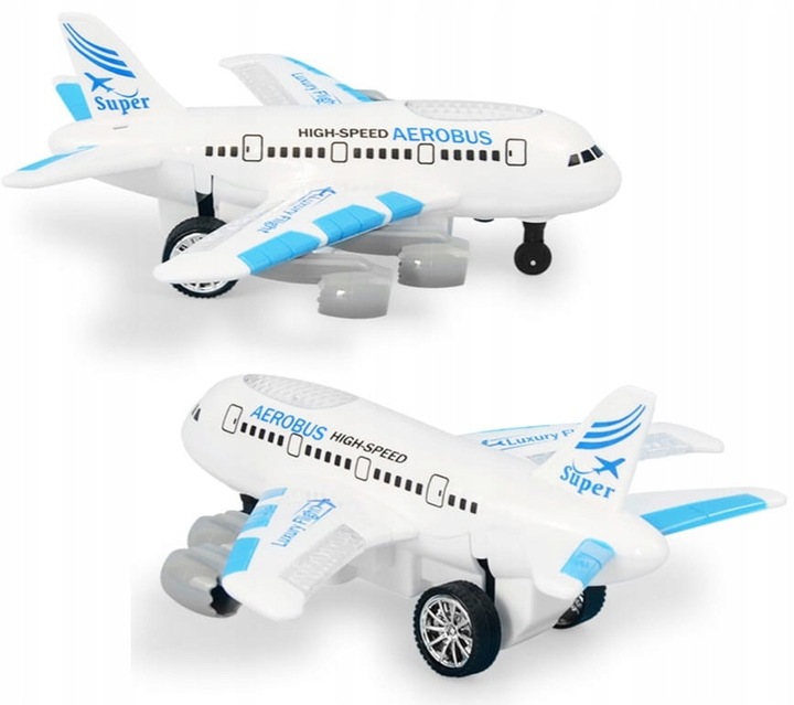 SAMOLOT PASAŻERSKI ZDALNIE STEROWANY RC + PILOT