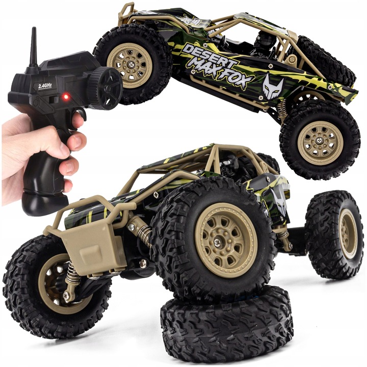 SAMOCHÓD ZDALNIE STEROWANY TERENOWY Buggy Auto na Pilota Terenowe RC 4x4