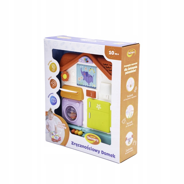 Zabawki interaktywne / edukacyjne - Zręcznościowy domek, 10 m+, Dumel