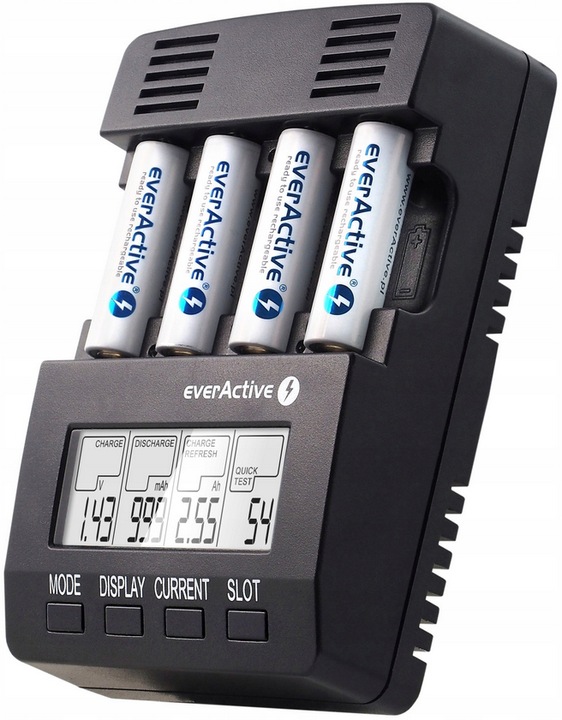 ŁADOWARKA AKUMULATORKÓW BATERII NiMH R3 R6 R14 R20