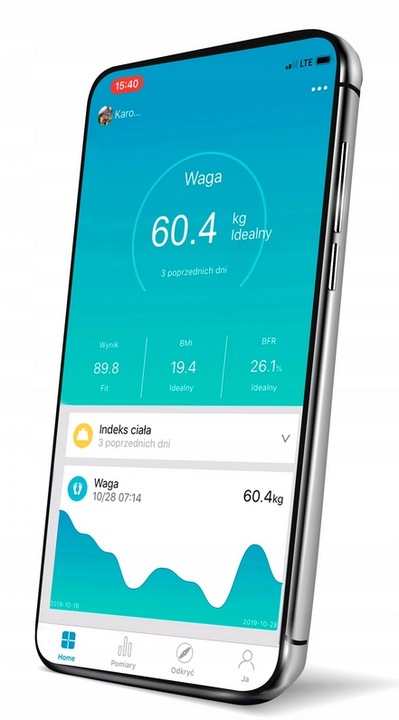 INTELIGENTNA WAGA ŁAZIENKOWA BLUETOOTH ANALITYCZNA APLIKACJA ZEEGMA 17W1