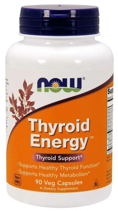 NOW Foods - THYROID ENERGY 180 kapsułek - TARCZYCA