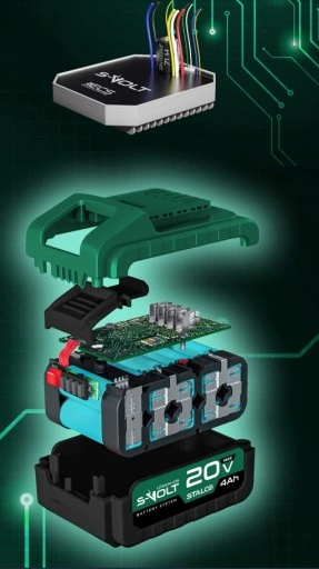 STALCO Kosiarka akumulatorowa z napędem samobieżna 2x AKU 8Ah ładowarka DUO