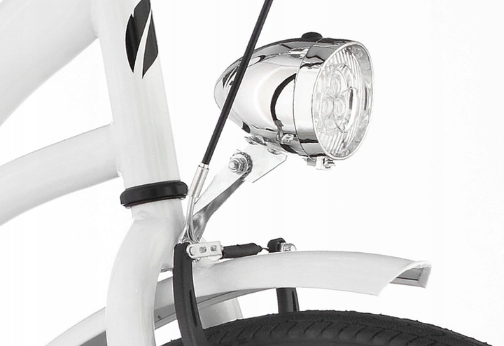 Rower miejski INDIANA Moena 26 cali damski Biały