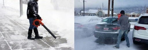 Dmuchawa SPALINOWA DO LIŚCI ŚNIEGU MOCNA ZESTAW