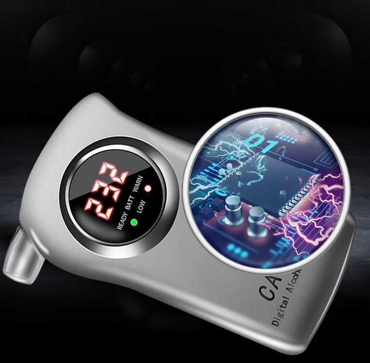 ALKOMAT CYFROWY CA2000 PROFESJONALNY+ 10 USTNIKÓW + 9V AKUMULATOR ŁADOWALNA