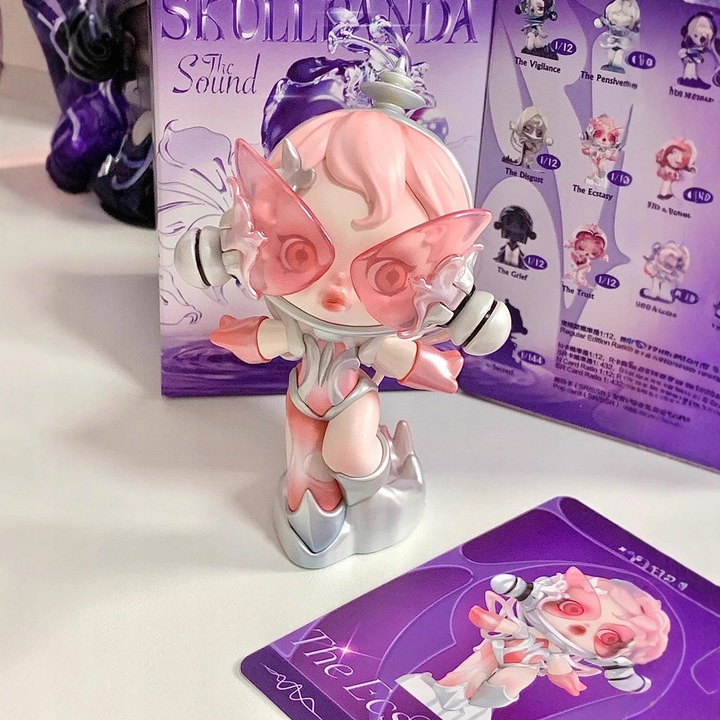 Oryginalne Pop Mart Labubu The Monsters Tasty Macarons Brelok