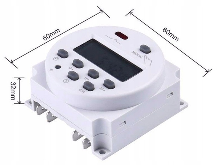Włącznik Wyłacznik CZASOWY 12V PROGRAMATOR TIMER