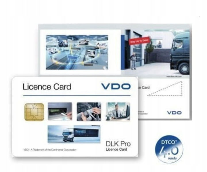 Karta do aktualizacji Czytnika VDO DLK PRO -> Smart 4.0 -> 4.1 | 2023