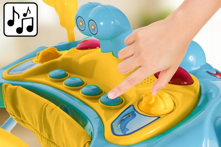 JEŹDZIK CHODZIK DLA DZIECI REGULACJA WYSOKOŚCI Z BLOKADĄ DO NAUKI CHODZENIA