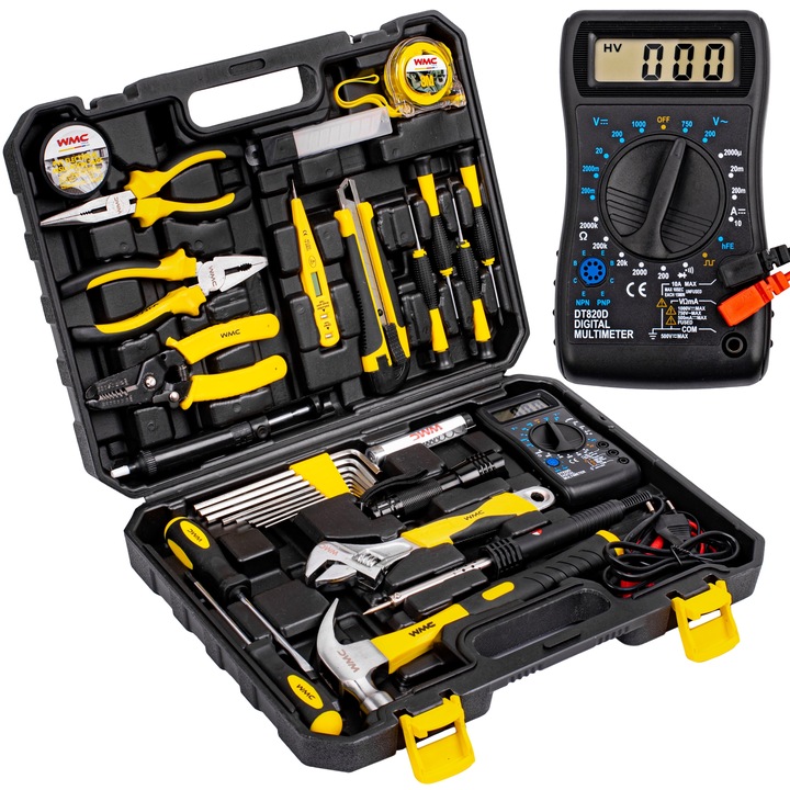 ZESTAW NARZĘDZI DLA ELEKTRYKA KLUCZ MIERNIK PRĄDU