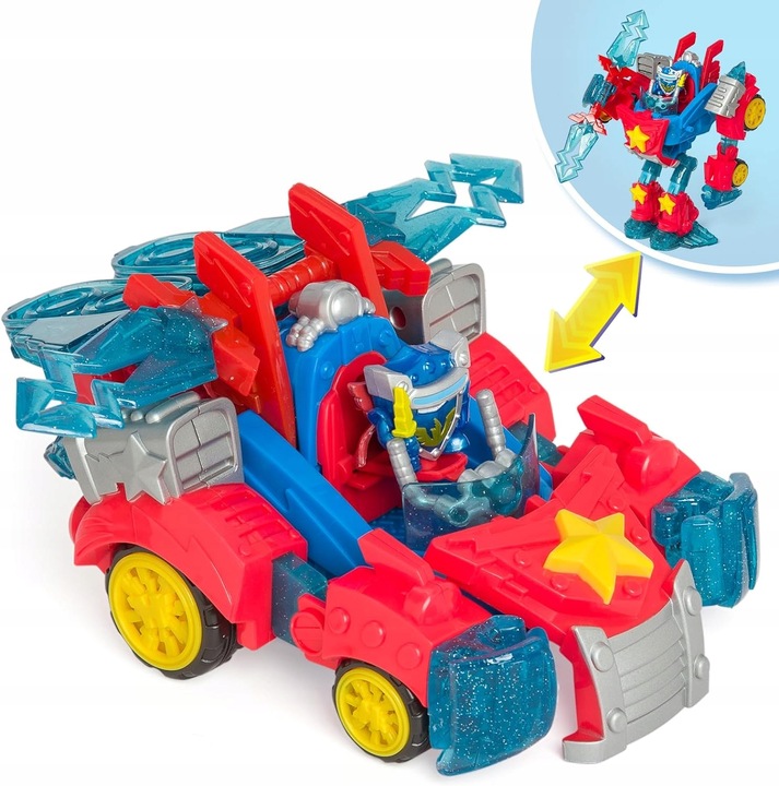 SUPERTHINGS Turbo Warrior Power robot Transformer Zings Things Figurka