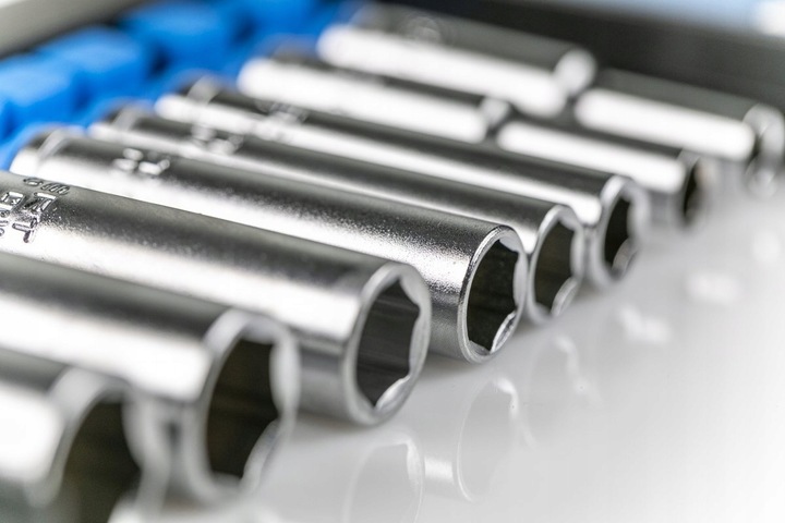 HOGERT HT1A886 ZESTAW NASADEK DŁUGICH 1/4'' NASADKI DŁUGIE 8szt. 5.5mm-13mm